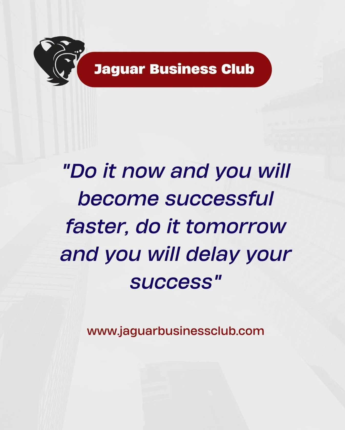 Don’t wait to do it tomorrow what you can do it today.