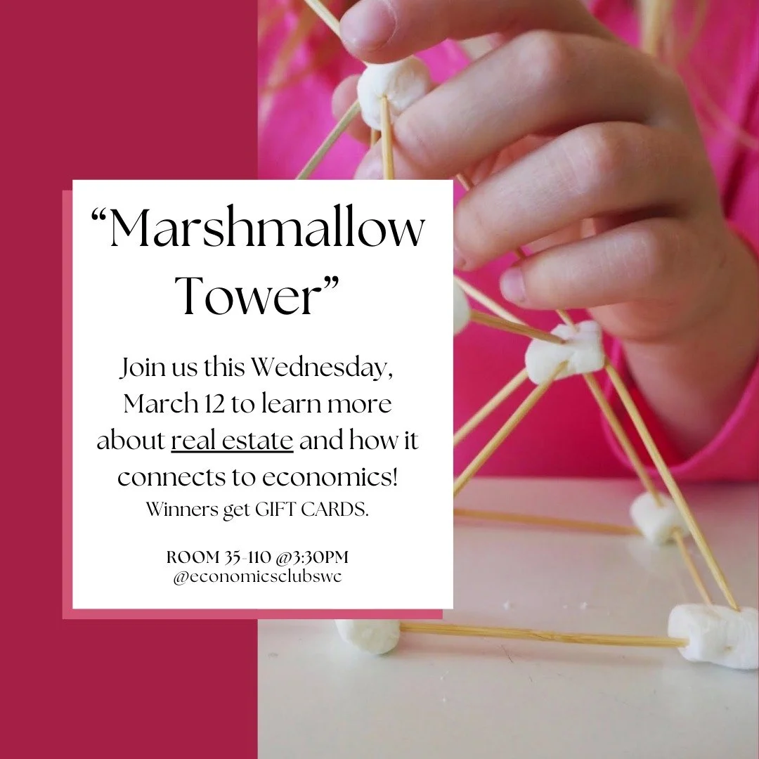 Join us TODAY to learn about Real Estate and how it connects to Economics! π―π₯ Fun activity which you get the chance to WIN prices!!
ROOM 35-110 at 3:30pm.
See you there! β¨
#southwesterncollege #swc #swcommunity #realestate #economics #college
