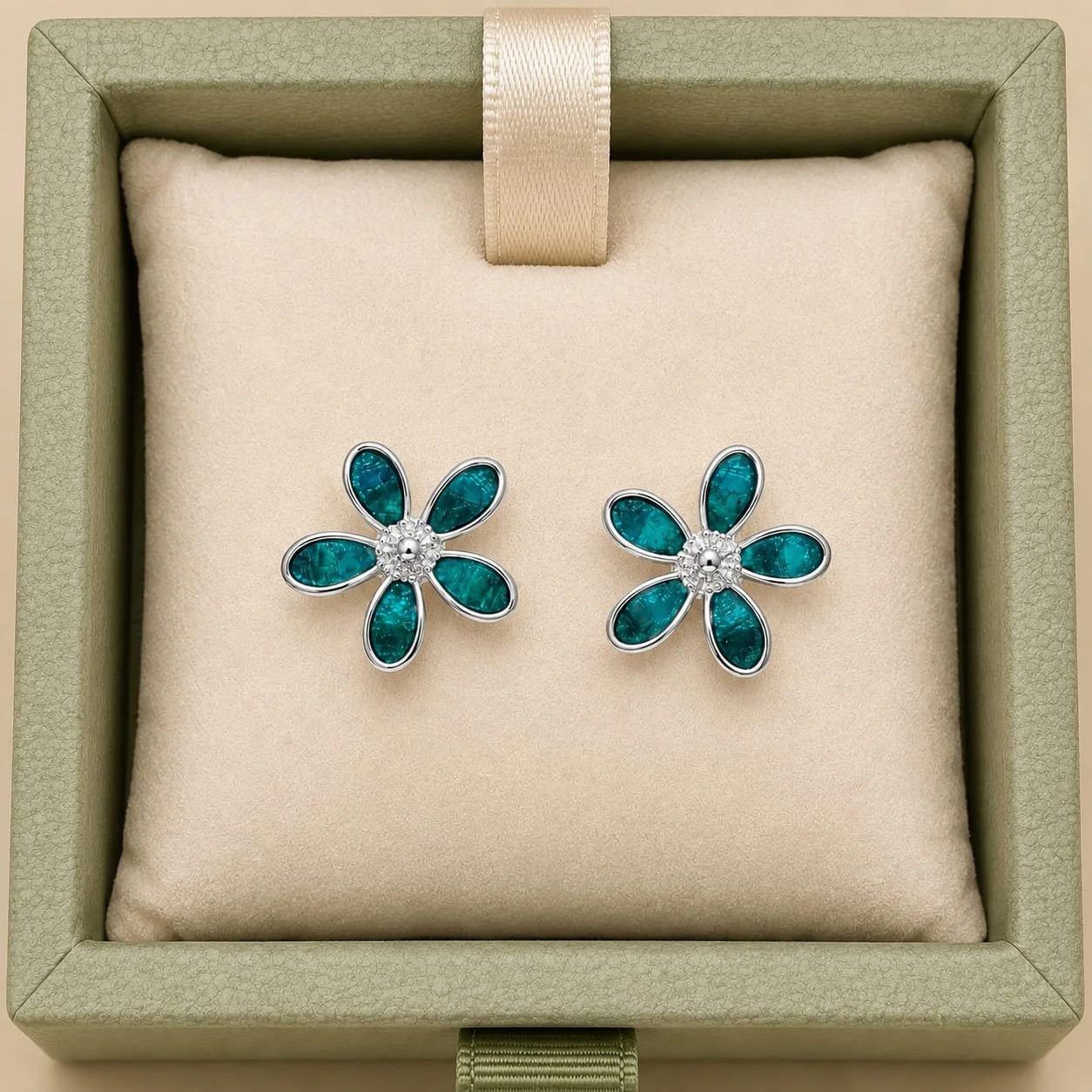 The Flower Sparkle in Blue