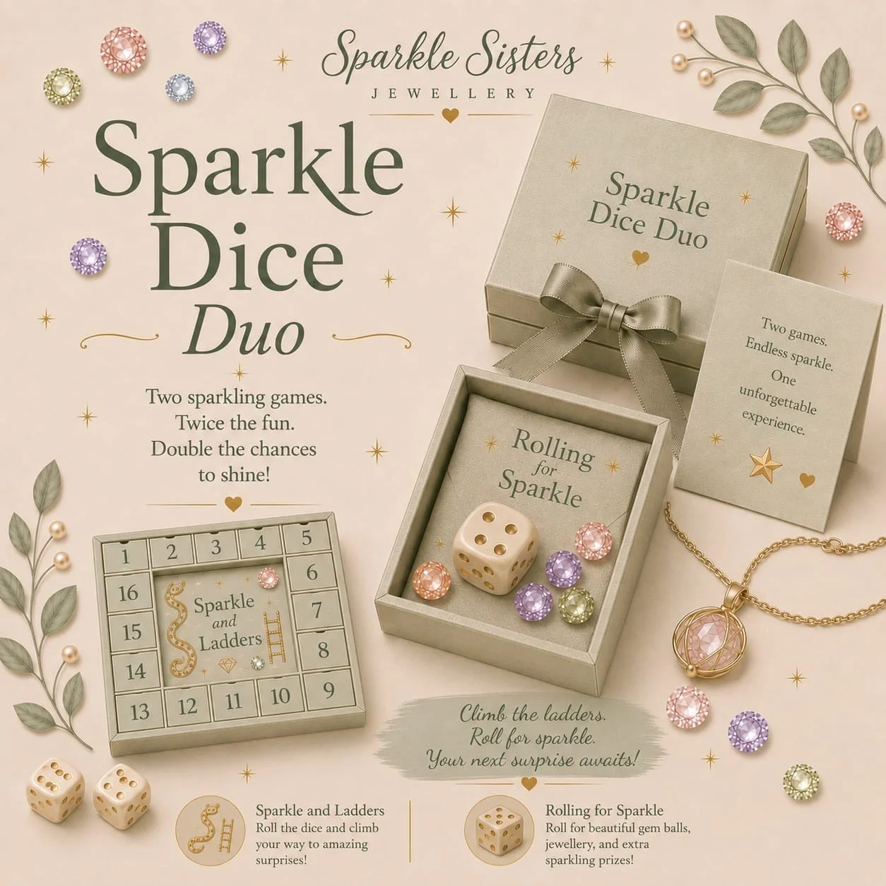 Sparkle Dice Duo