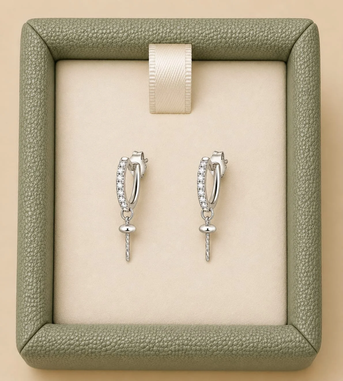 925 Sterling Silver Gemstone Drop Earrings