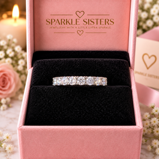 Classic Sparkle Eternity Ring — £15.99