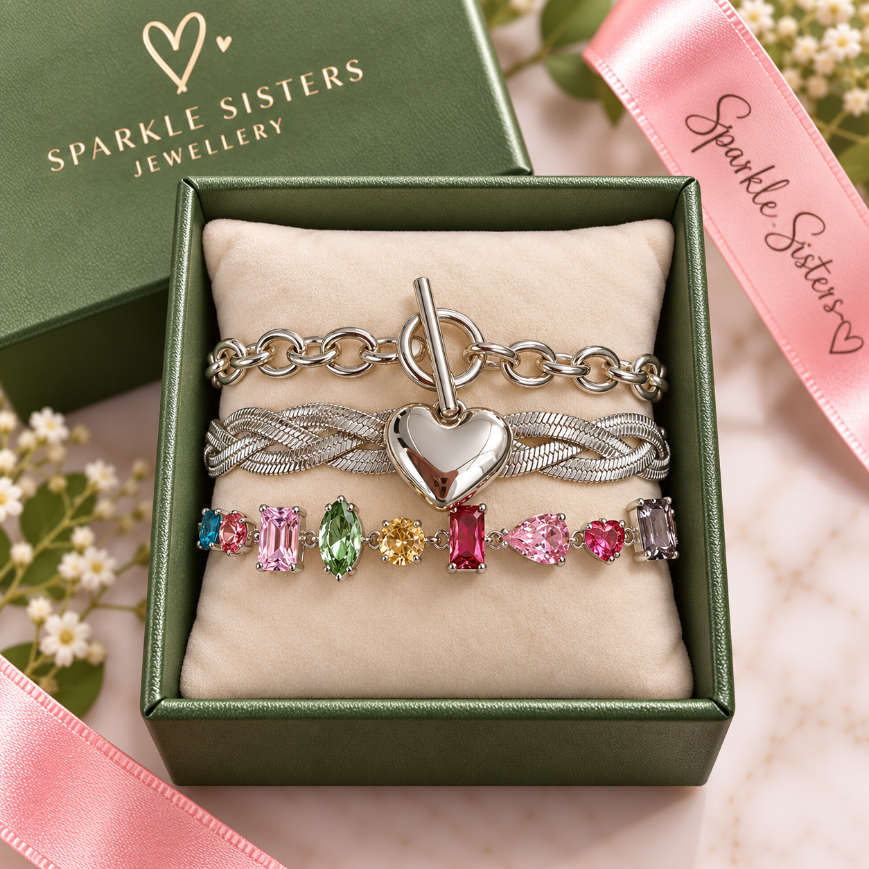 Sparkle Sisters Bracelet Stacks