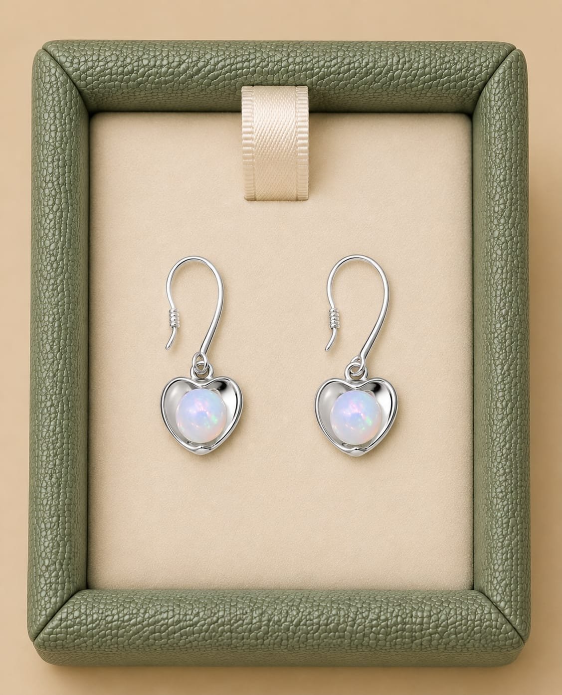 💎 925 Sterling Silver Gem Ball Earrings - Apple