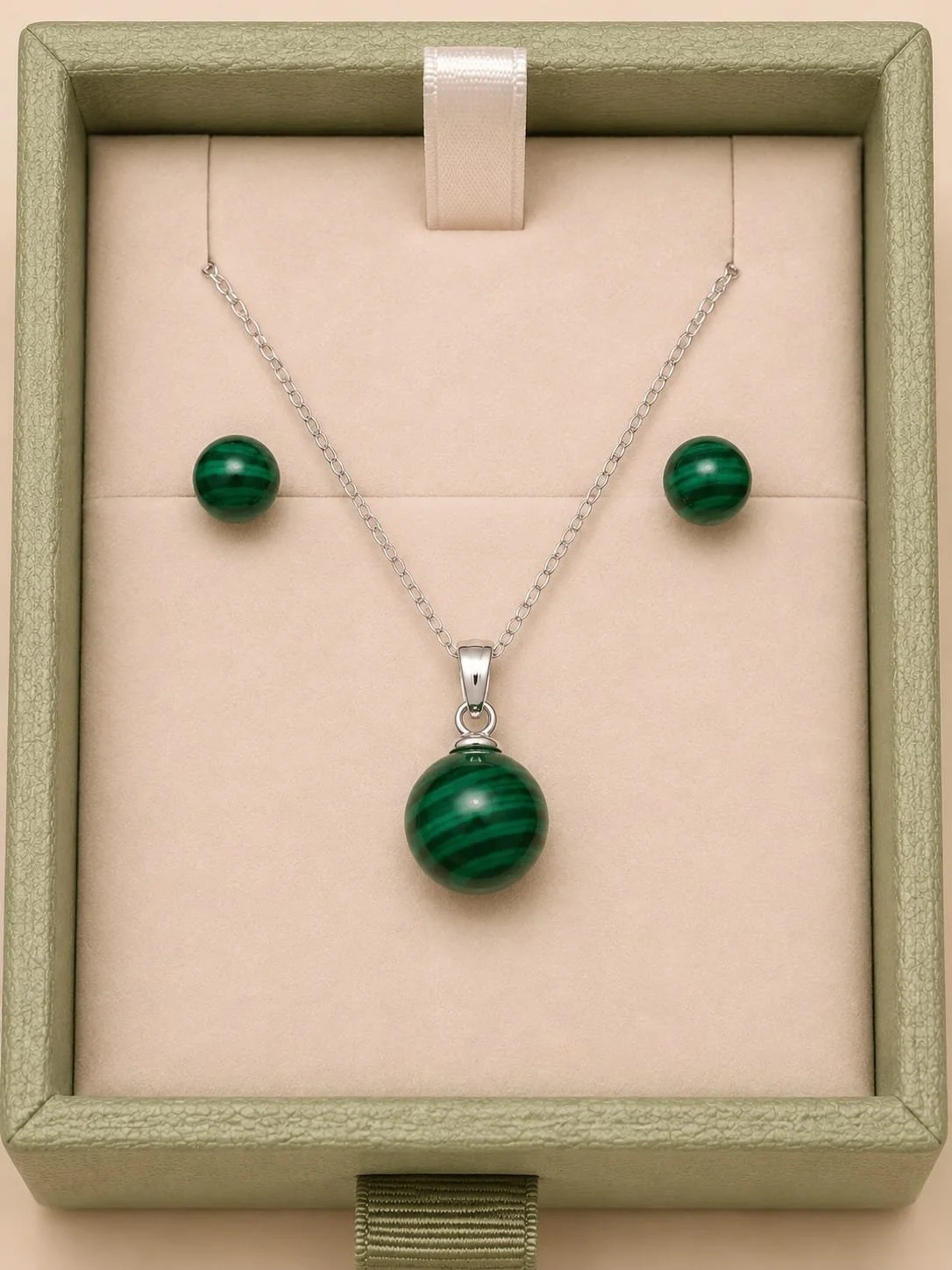 Sparkle Malachite Gem Ball Set
