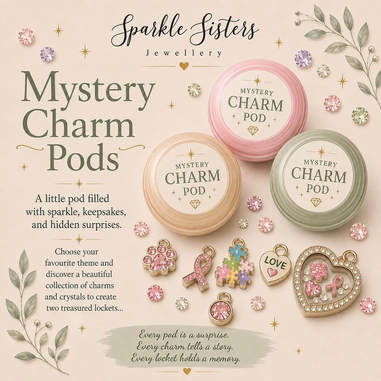 Mystery Charm Pods