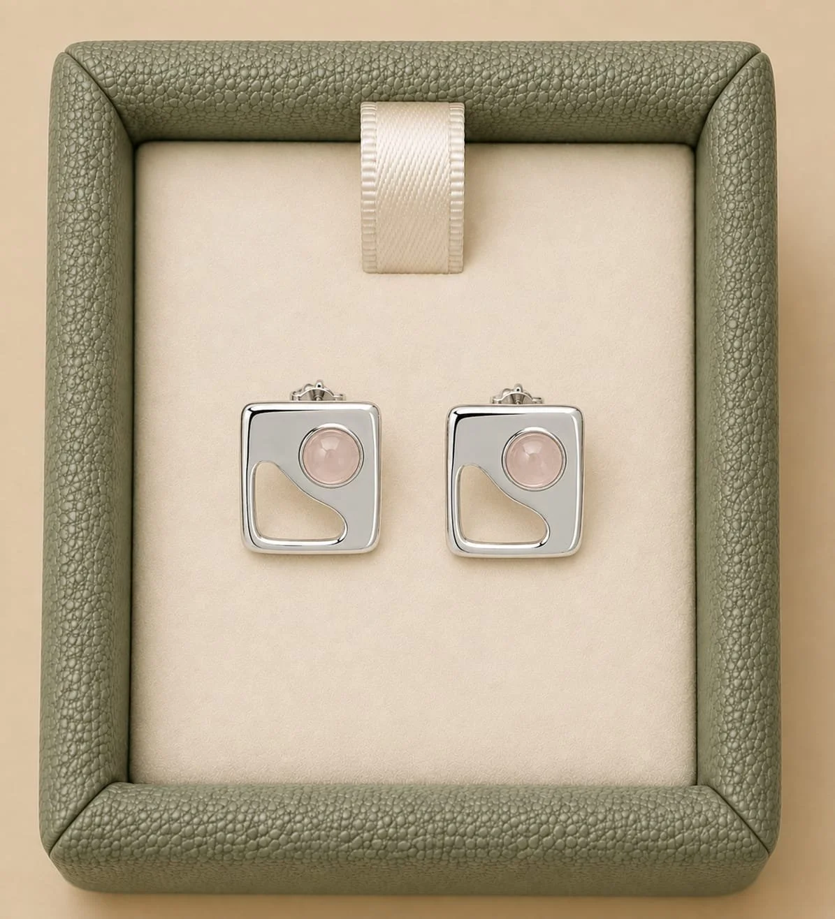 925 Sterling Silver Gemstone Stud Earrings