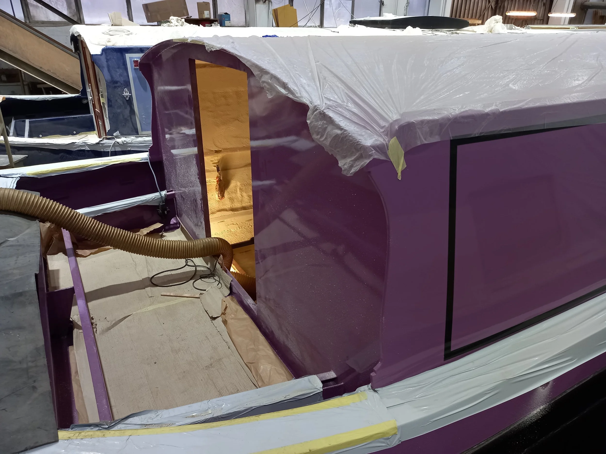 Working on the interior