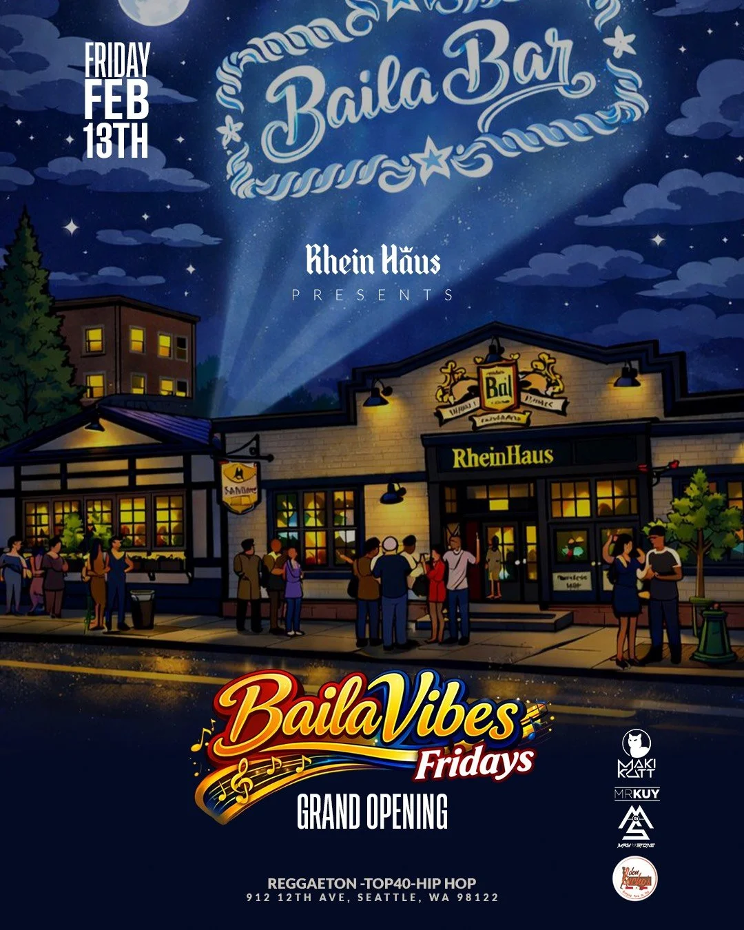 Opening Night! Baila Vibes Fridays