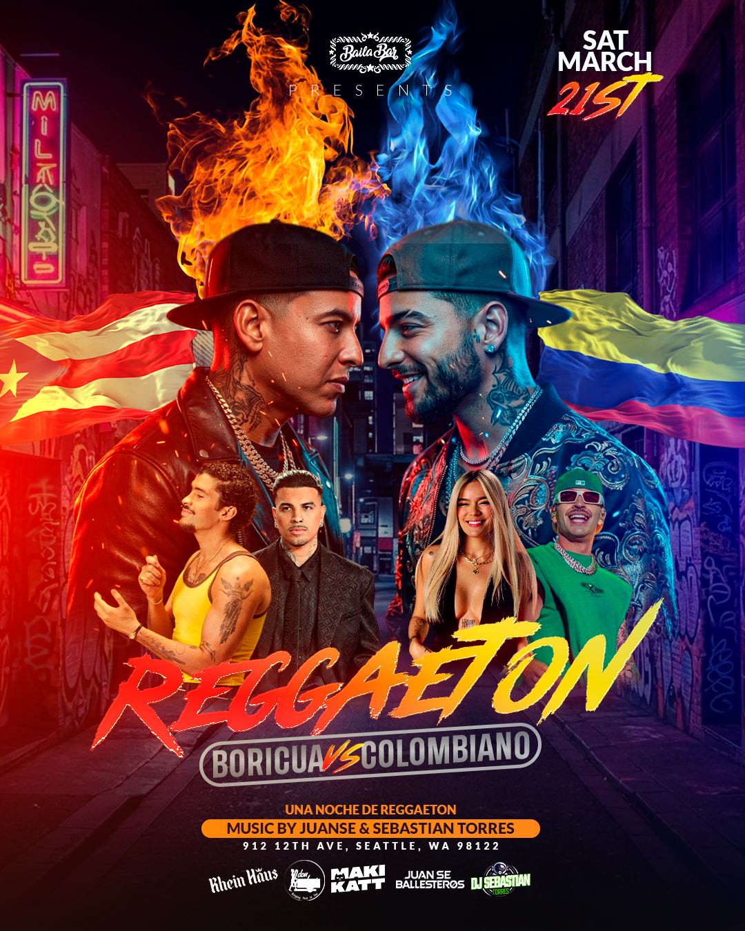 Sábados de Reggaeton: Puerto Rico vs. Colombia