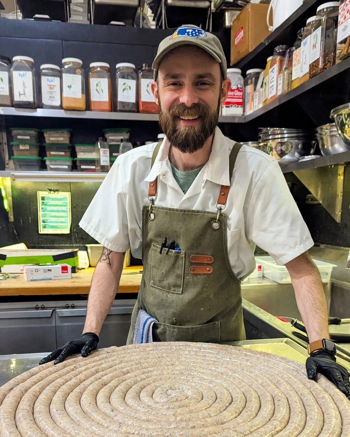 Something positive from our Haus ❤️

Let's hear it for Chef Riley&mdash;the man in our kitchen making the magic (and the sausage) happen! 👨&zwj;🍳🔥

He came to us by way of North Carolina, Virginia, Ireland, and Washington, picking up 20 years of k