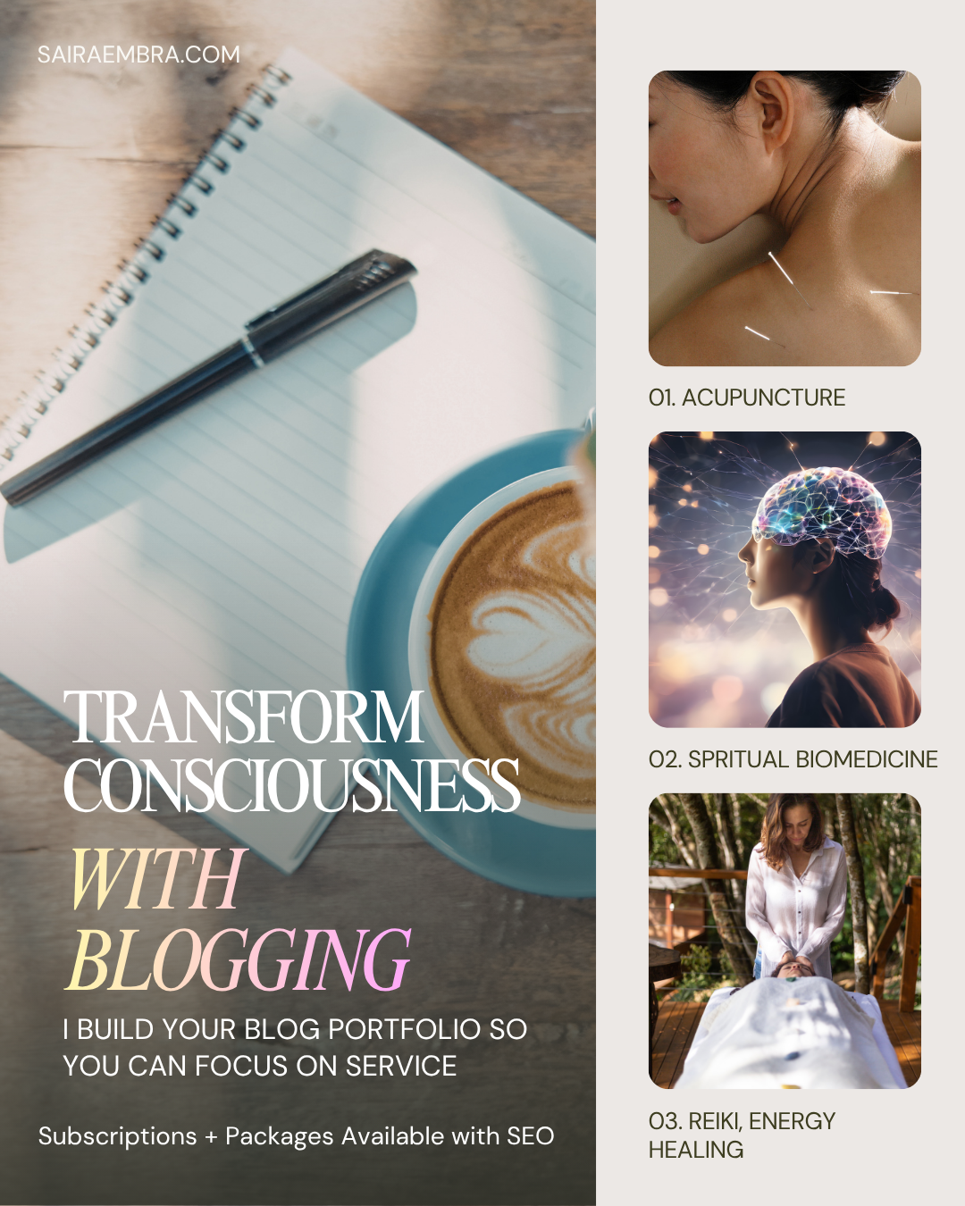 Your business can transform consciousness with blogging. A Blog will help you reach your target audience and build credibility. 