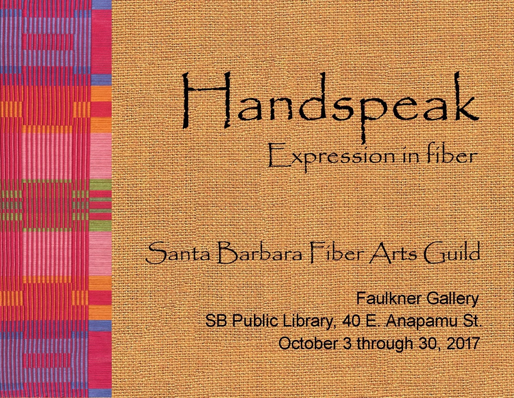 October Guild Meeting - Exhibition Reception!!