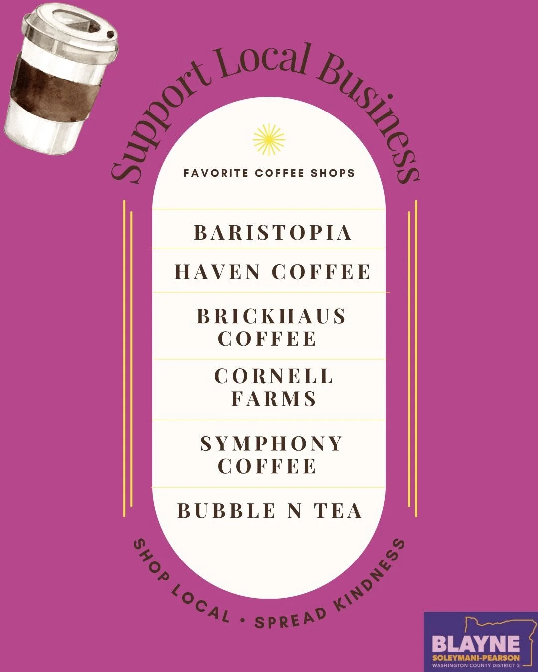 Join the Mass Corporate Spending Blackout from **November 28th - December 5th!** 

Let&rsquo;s spotlight whom we are building up: our Washington County neighbors (rather than whom we are boycotting).

When a dollar is spent at a local business, it re