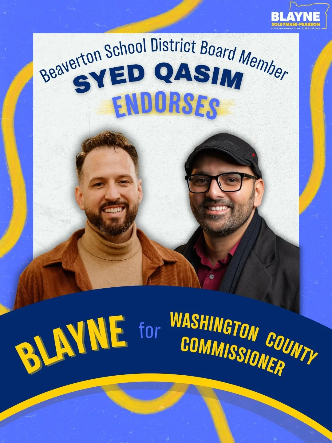 Syed is a champion for our kids and I&rsquo;m proud to call him my friend. Thank you for your support and for all you do for our schools. 

#washingtoncounty #localleadership #strongertogether #communitystrong #beavertonoregon