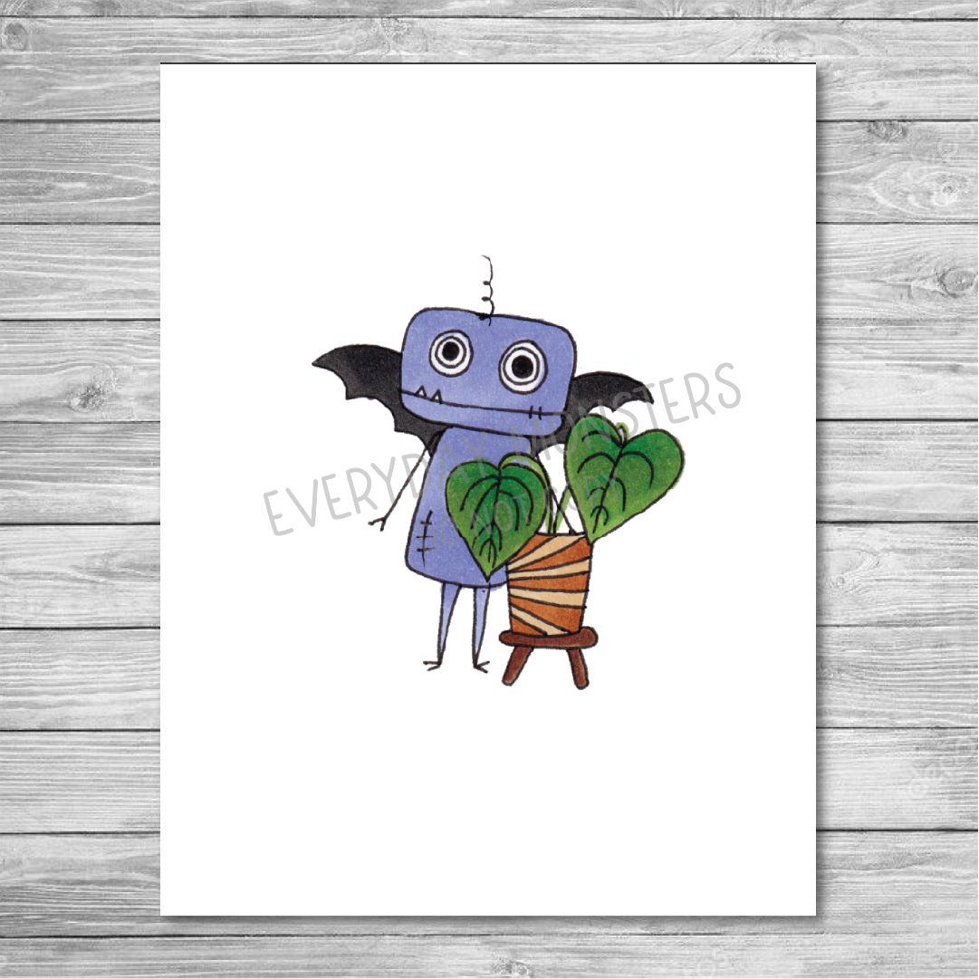 Purple Plant Monster