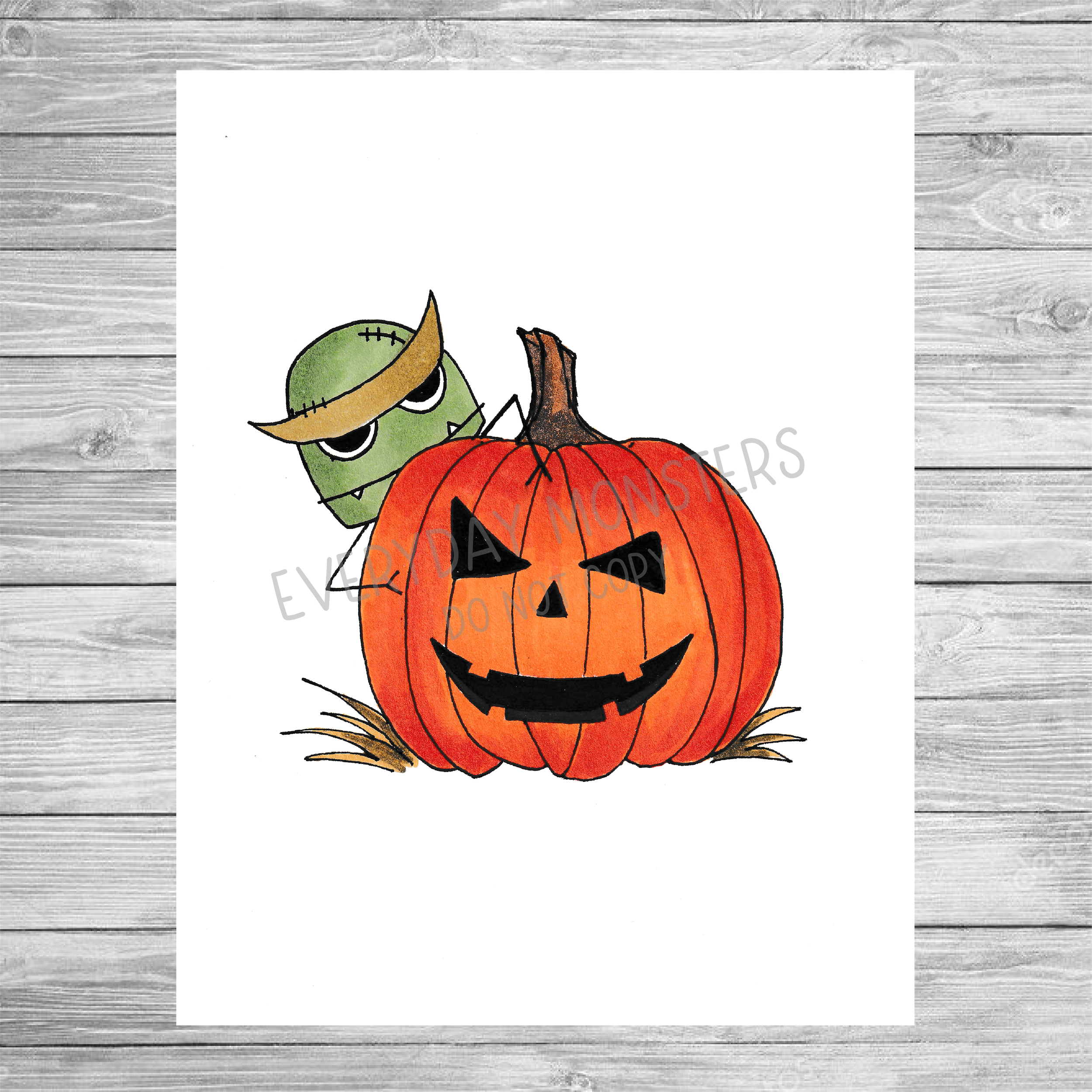 Jack-O-Lantern Monster