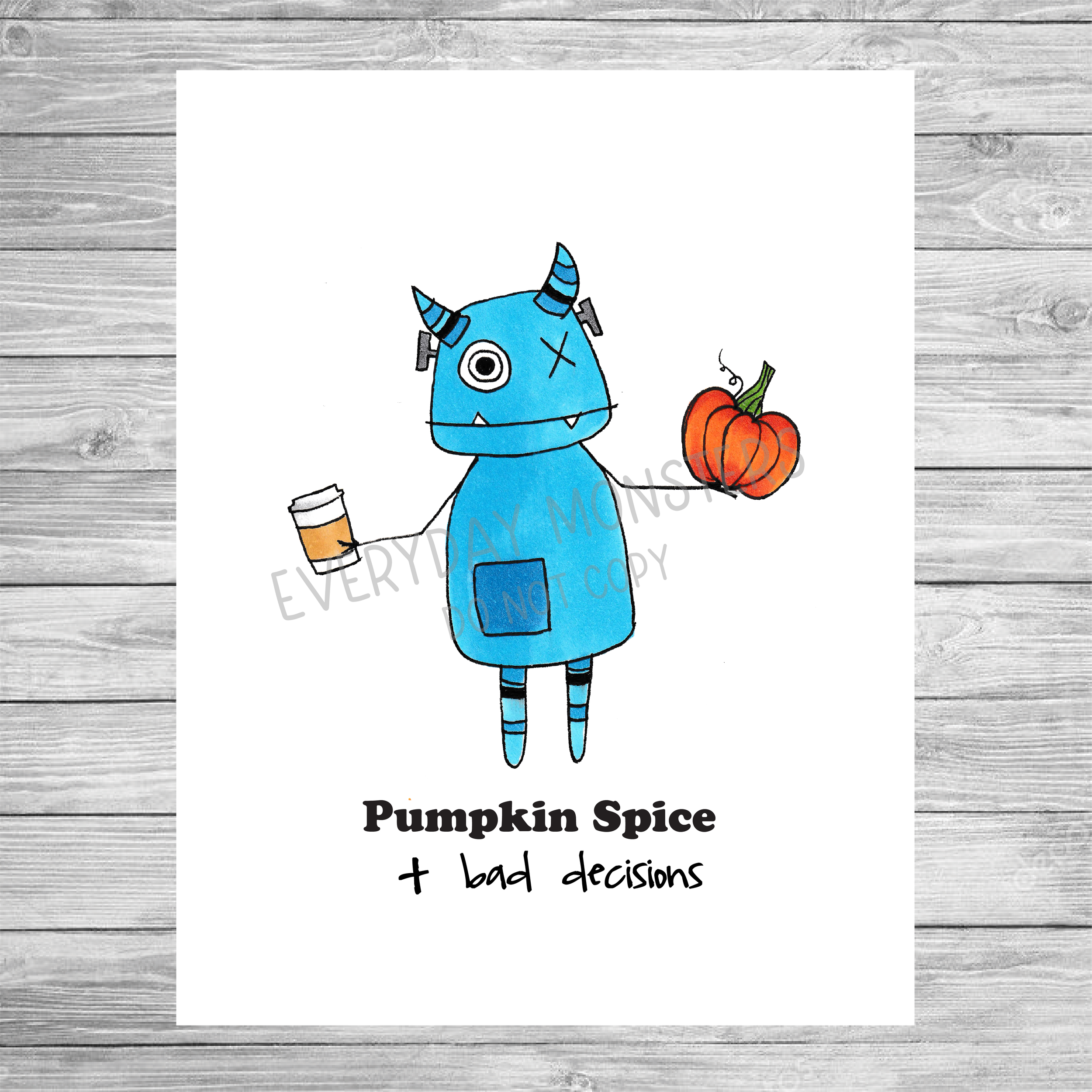 Pumpkin Spice Monster