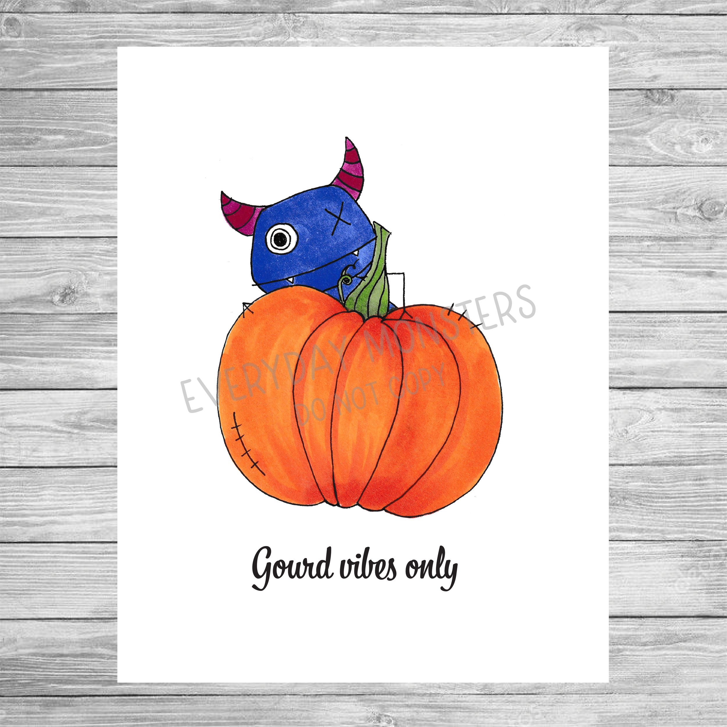 Gourd Vibes Only Monster
