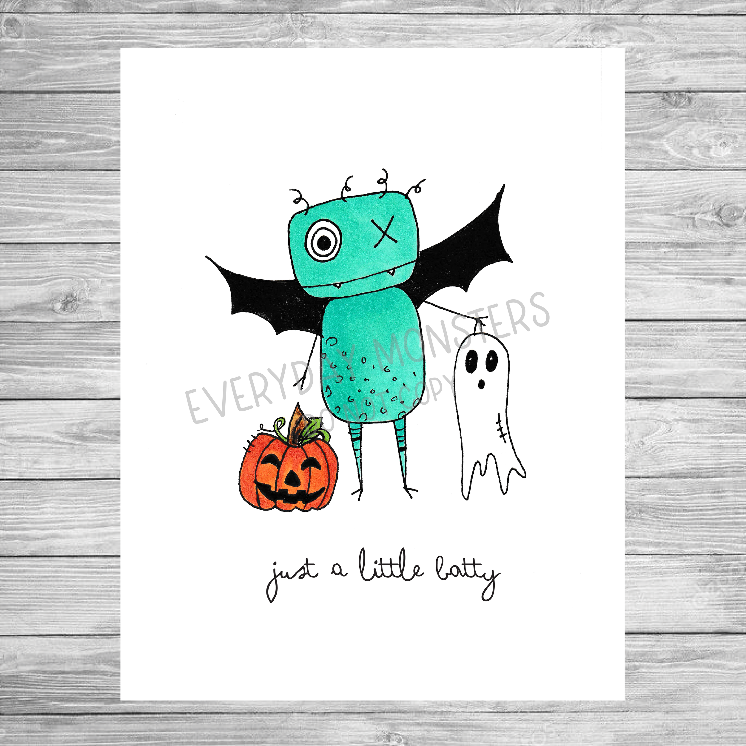 Just a Little Batty Monster