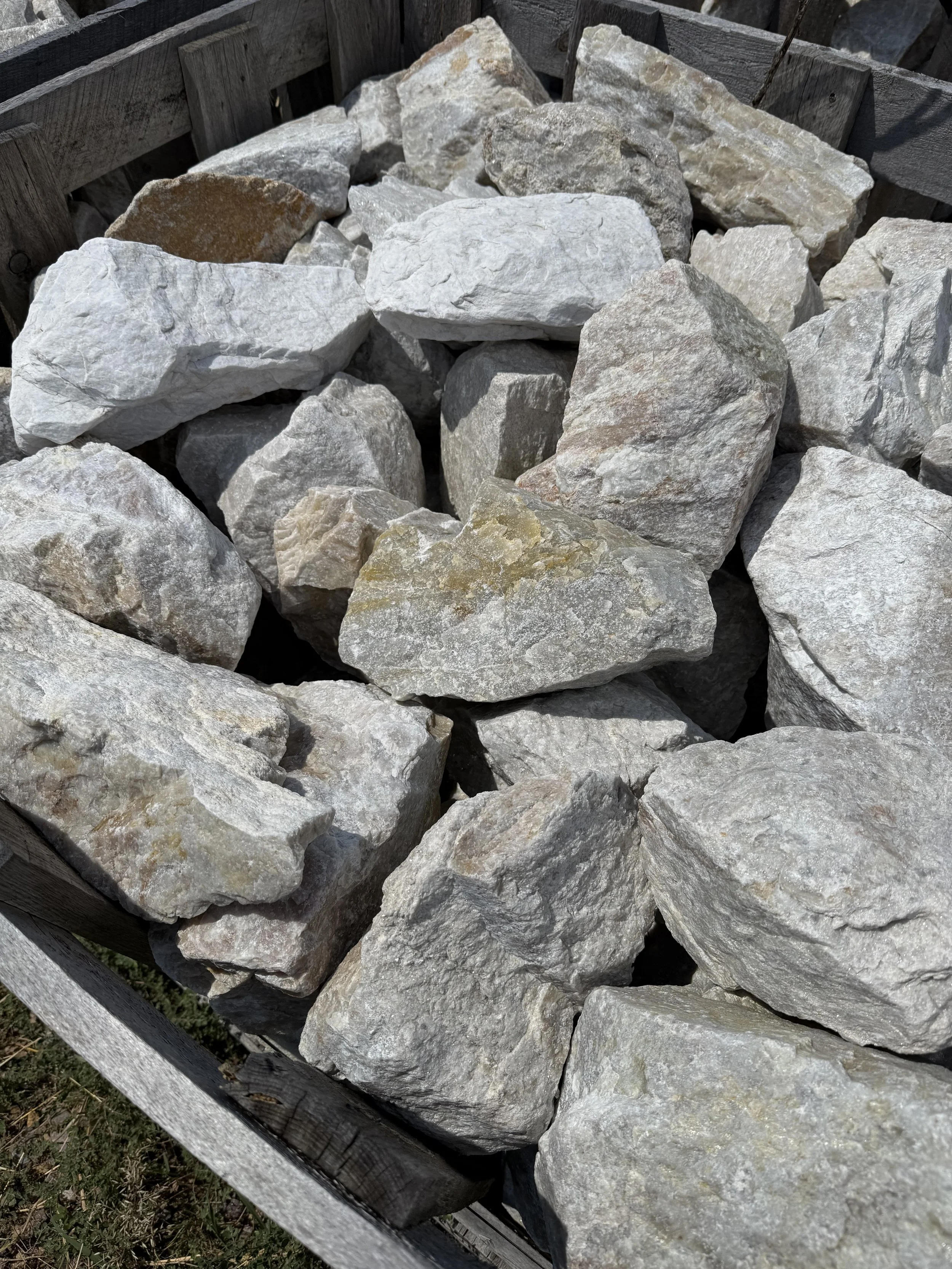 White Glacier Boulders 7"-14"
