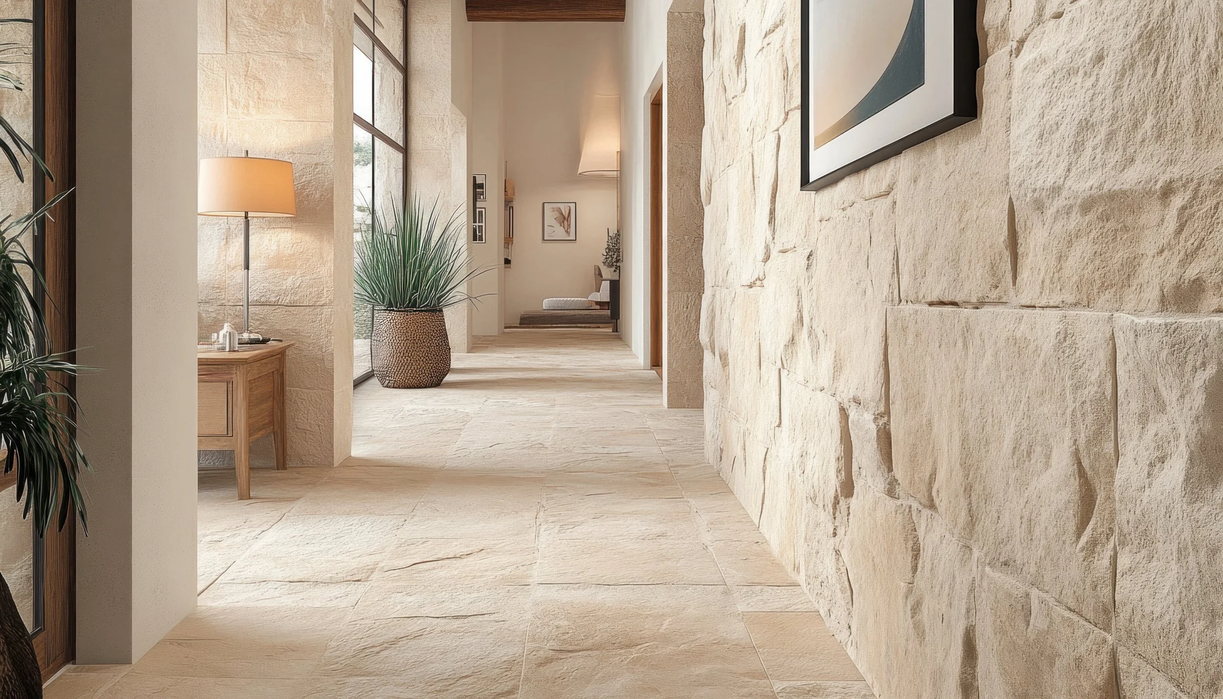 Stone Steps and Wall