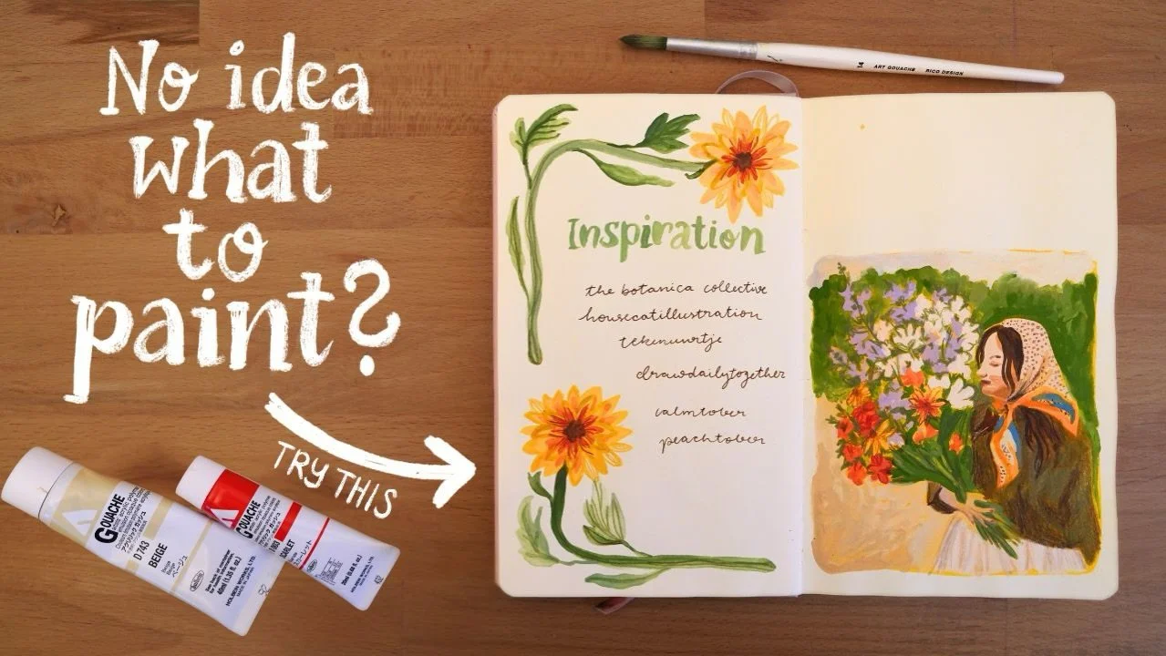 My new video on Youtube is uploaded 😊it is about art challenges as a sour e of Inspiration and joy and I present a lot of lovely artists there :) 

Like @liazdaydream @arianearghyrisillustration @maluhendrikszen @elizabeth.leyk.illustration @tyymes 