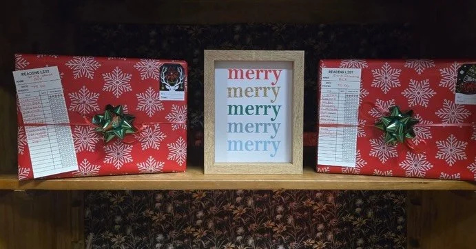 Bundles of Christmas joy on sale now! 😍😍😍 Come get a book box with all the goodies pre wrapped (easy peasy Christmas gift)