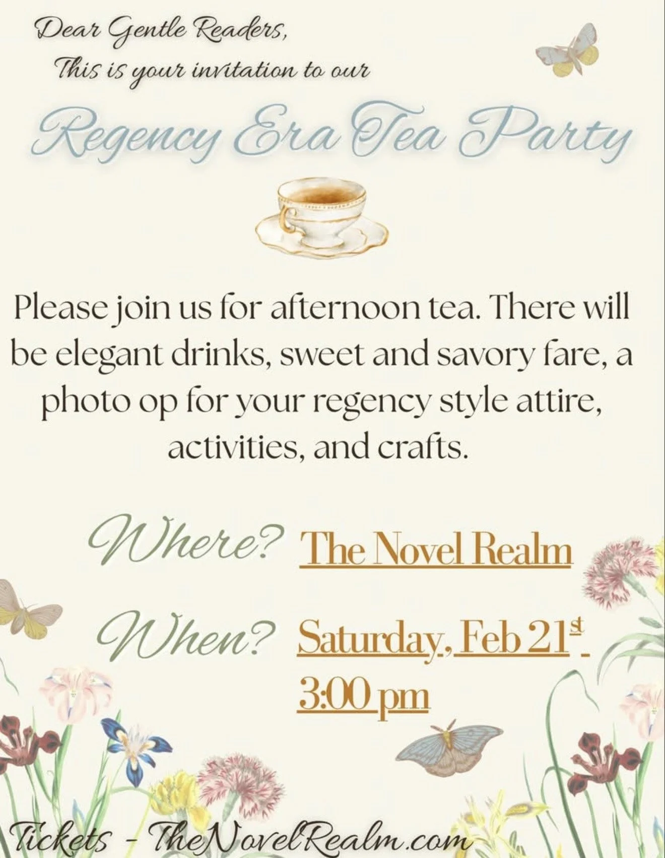 Regency Era Tea Party 