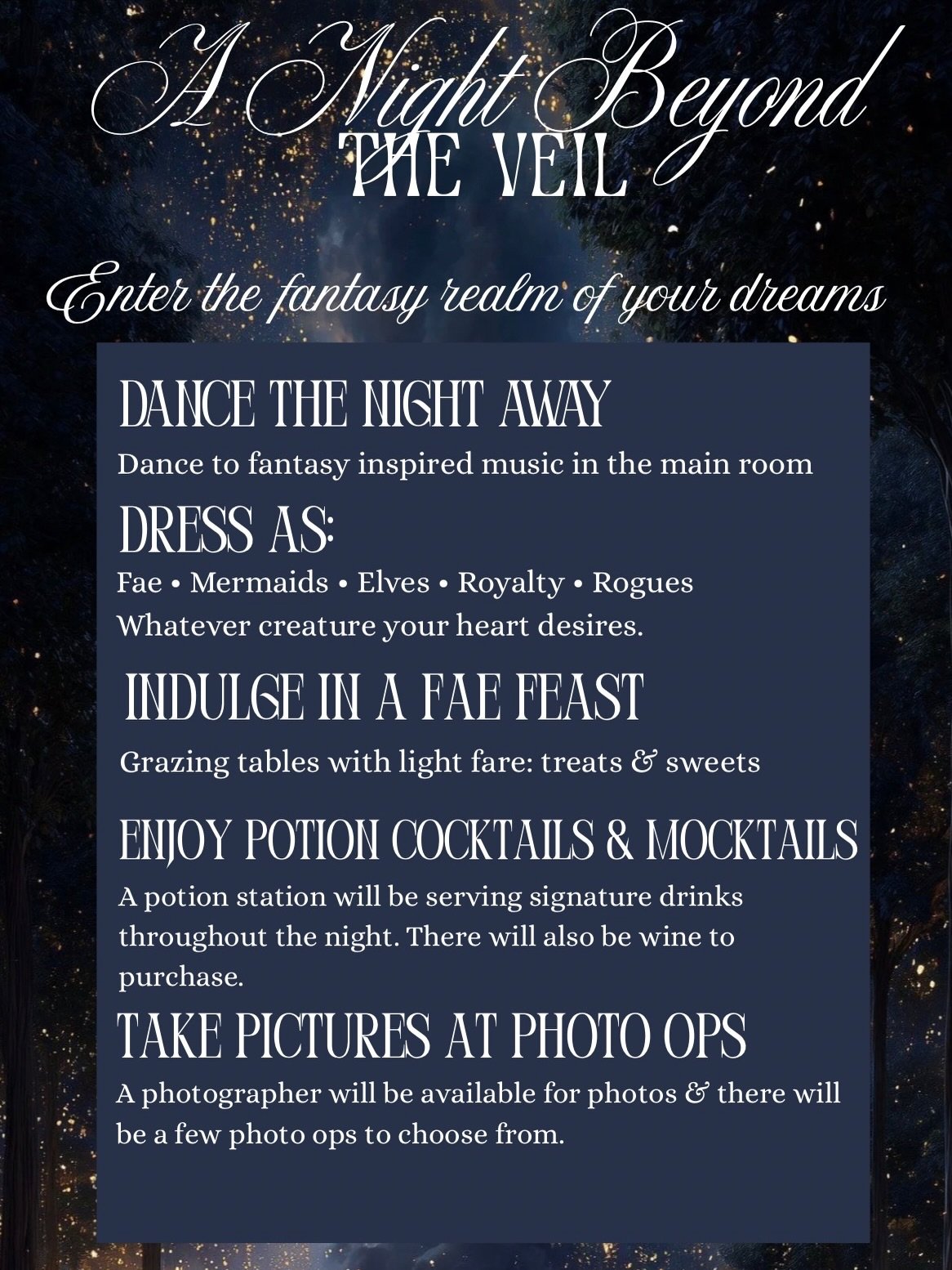 A magical and fun event is in the making ✨✨