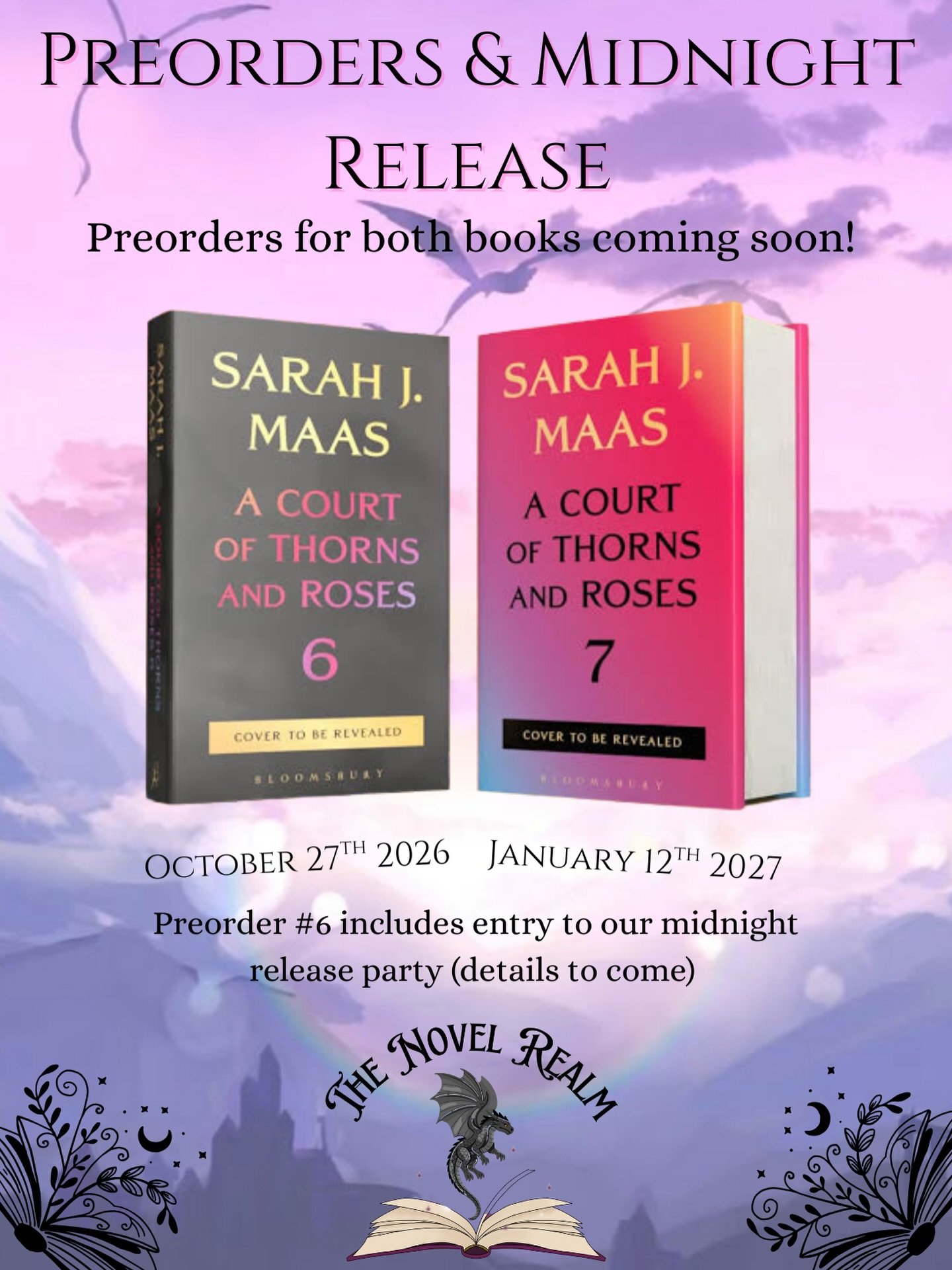 The books are not yet on our distributors page to pre order, but they&rsquo;re coming soon! We plan to have a big midnight release with snacks, prizes, games, giveaways, and drinks 🍷 Hope you&rsquo;ll support small and come on out 👏