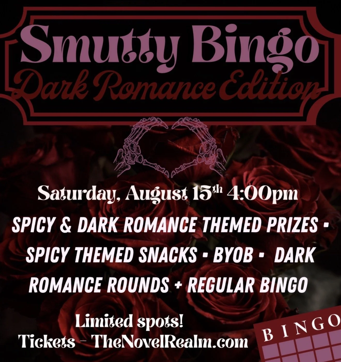 Smutty Bingo - Dark Romance Edition 