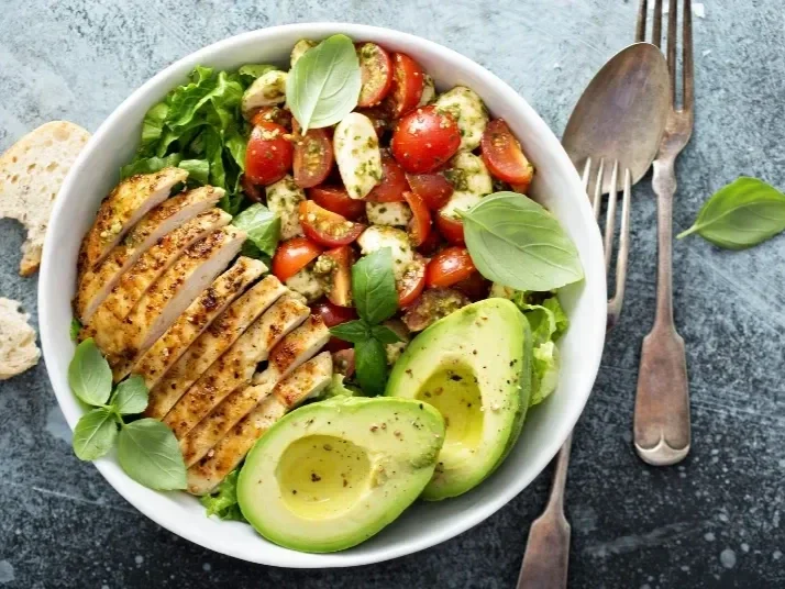 Hearty Pesto Chicken Salad