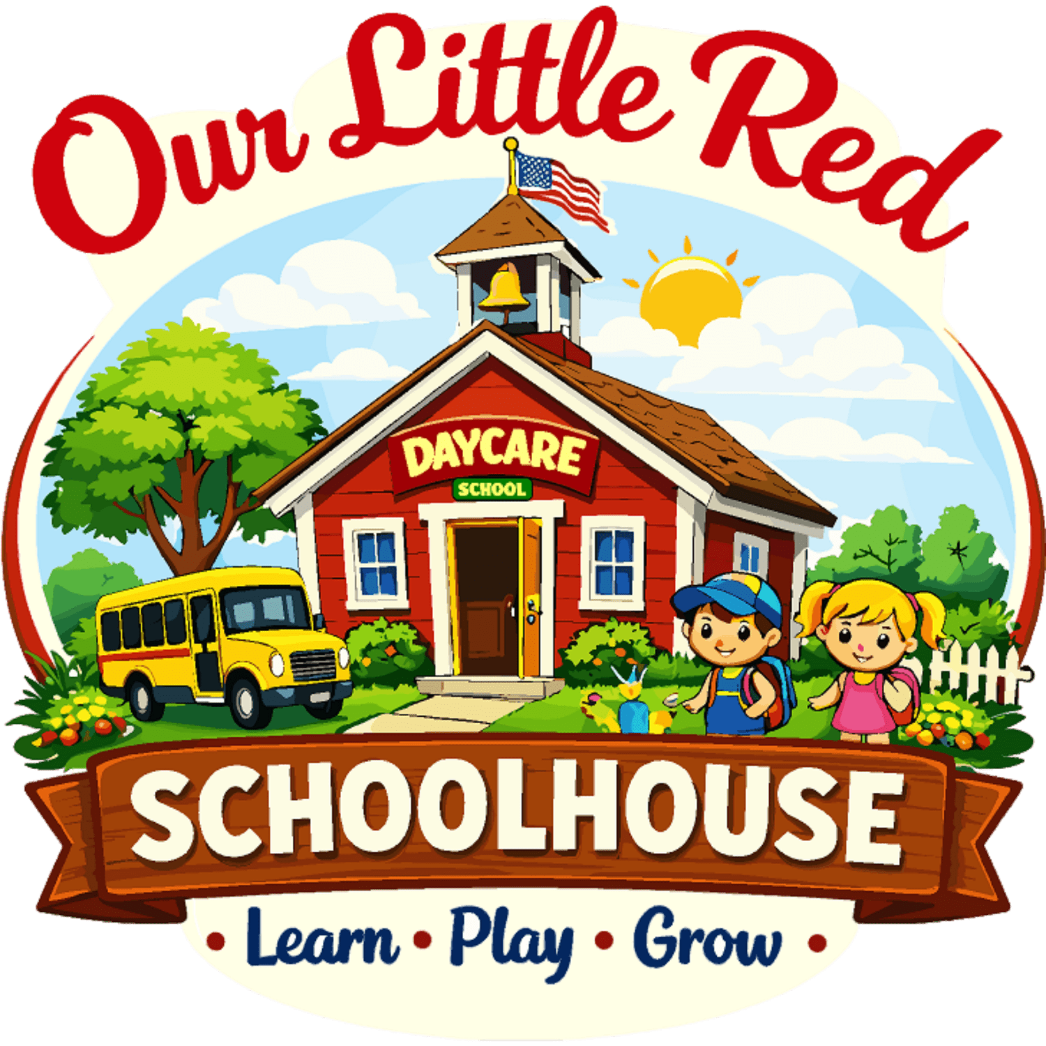 Our Little Red Schoolhouse - Spring
