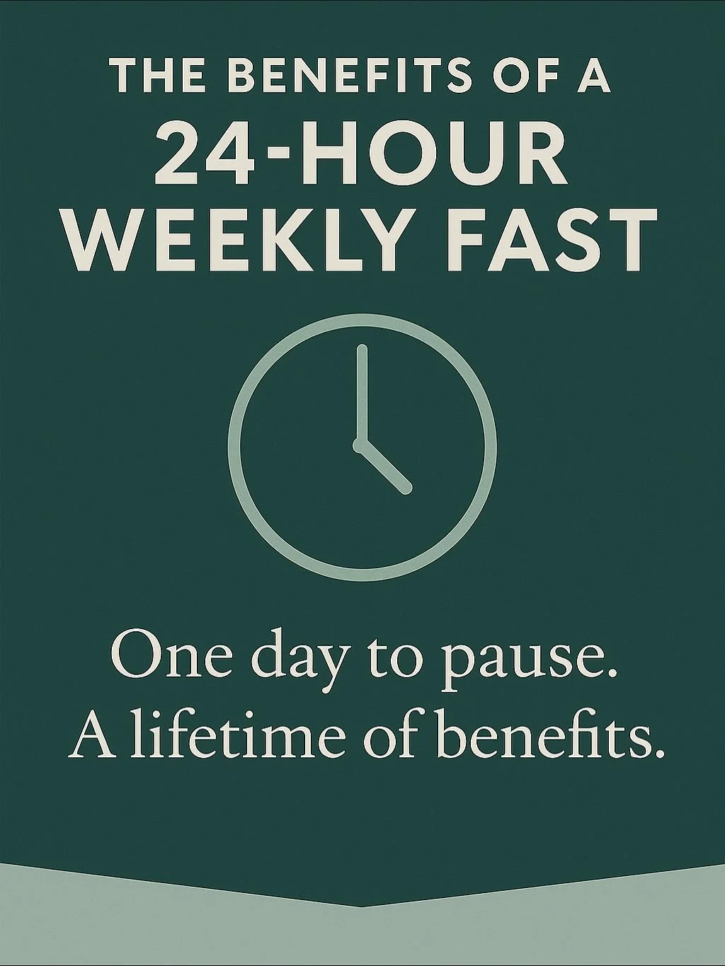 If you know me, then you know how much I love food so why on earth would I choose to fast once a week for 24 hours??

With a personal concern for breast health and a diagnosis of atypical ductal hyperplasia (abnormal mammogram and breast surgery) the