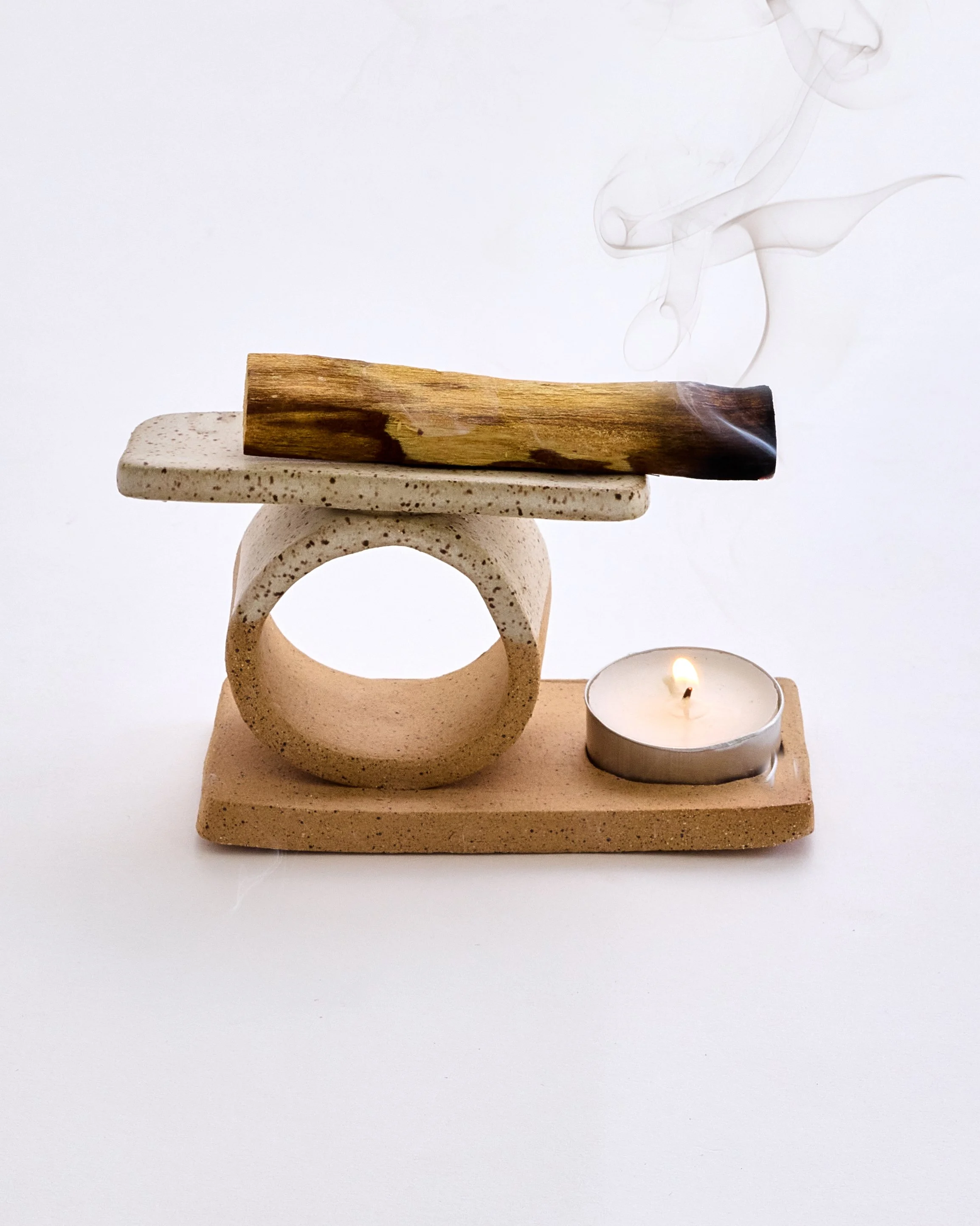 Palo Santo Warmer - White