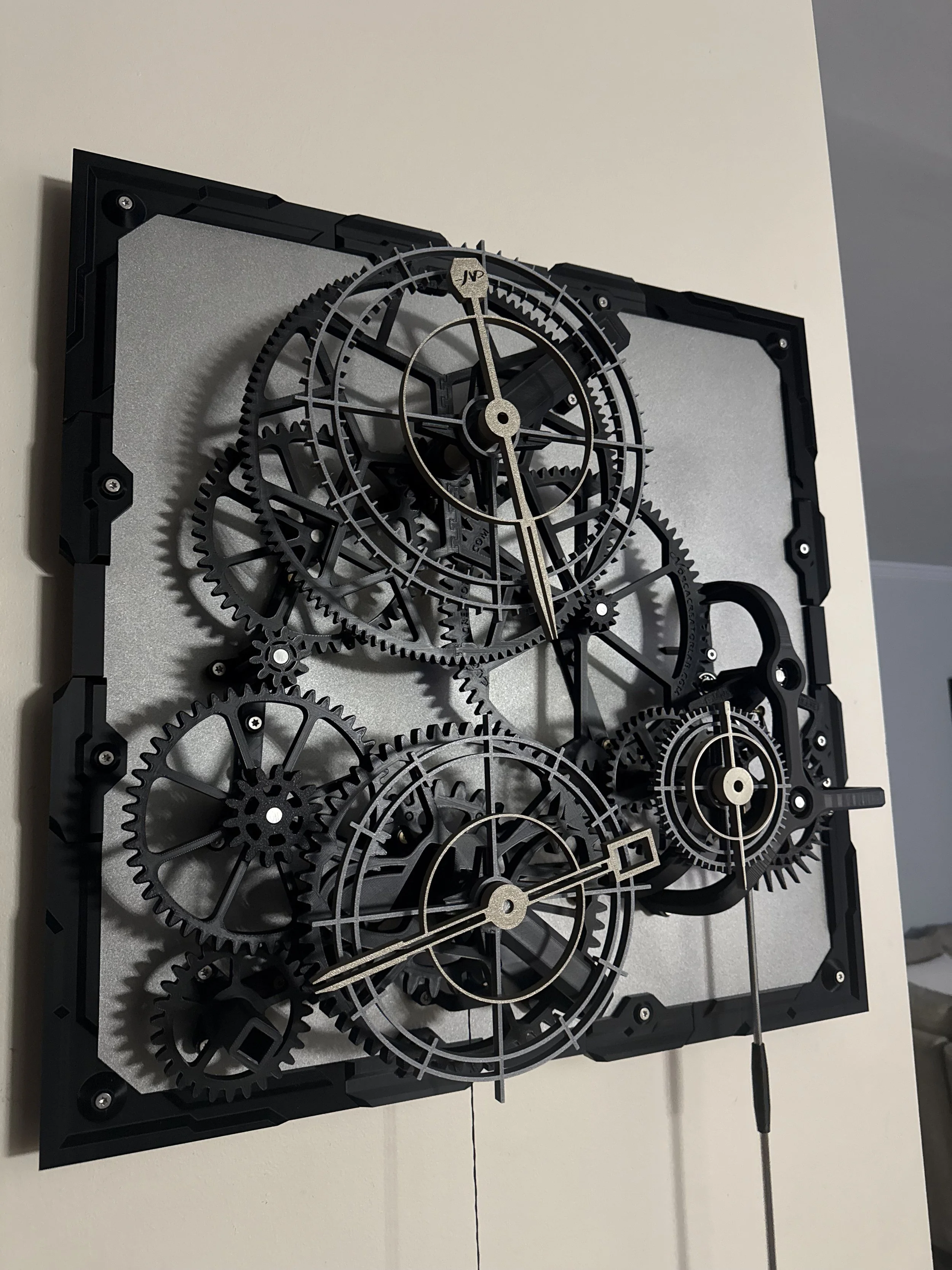 New Modern Renaissance Wall Clock - 3D Print Files, Assembly Kit, and Assembly Instructions; Only