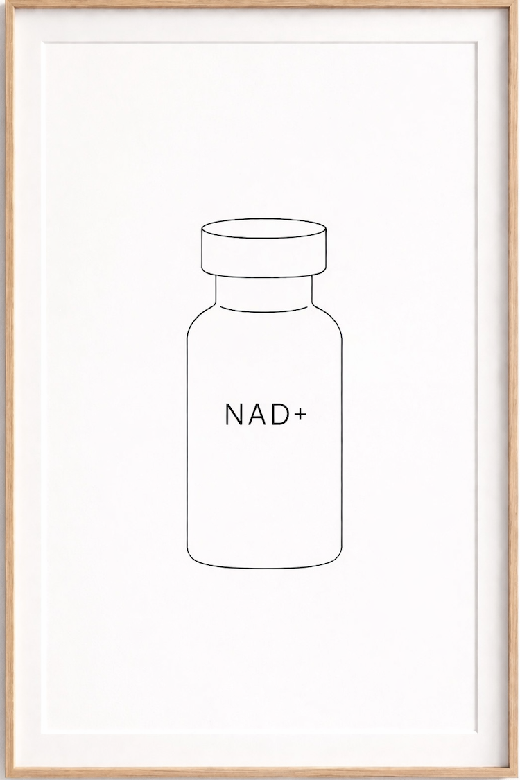 NAD+  | Thyroid hormone drives mitochondrial function, and mitochondrial function depends on NAD+. When thyroid levels are suboptimal, NAD+ declines alongside them, compounding fatigue, slowing cellular repair, and accelerating the metabolic drag tha