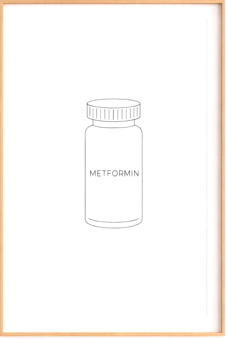 Metformin | 
Metformin has decades of data behind it as one of the most studied longevity compounds available. At low doses it activates cellular cleanup pathways, improves insulin sensitivity, and reduces the chronic low grade inflammation that quie