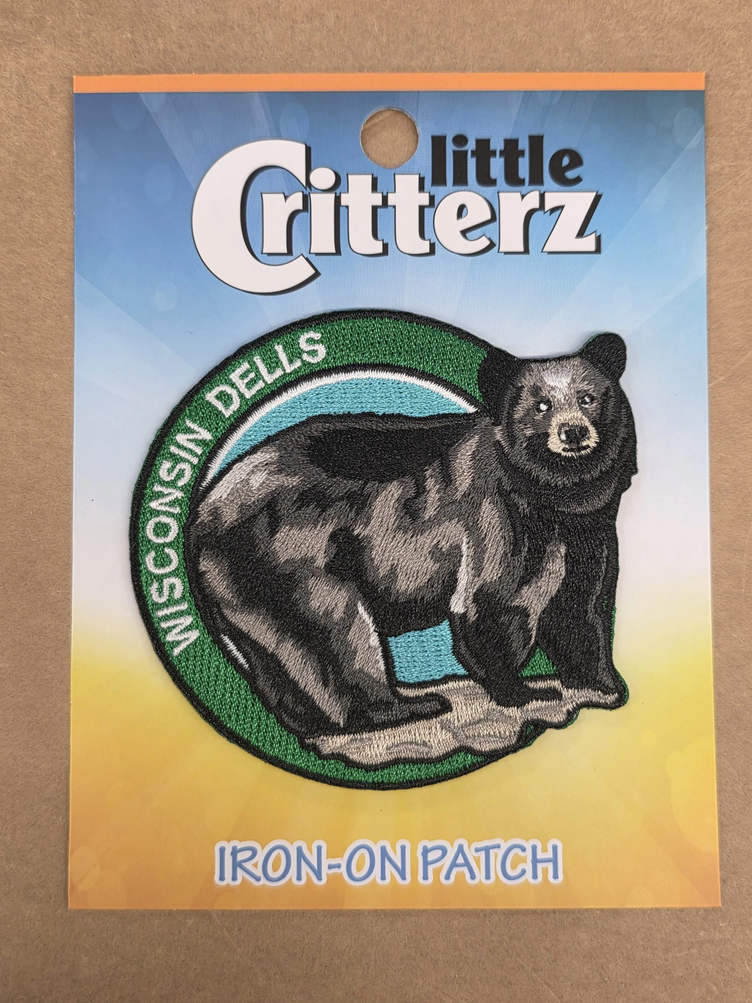 Iron On Patch Black Bear