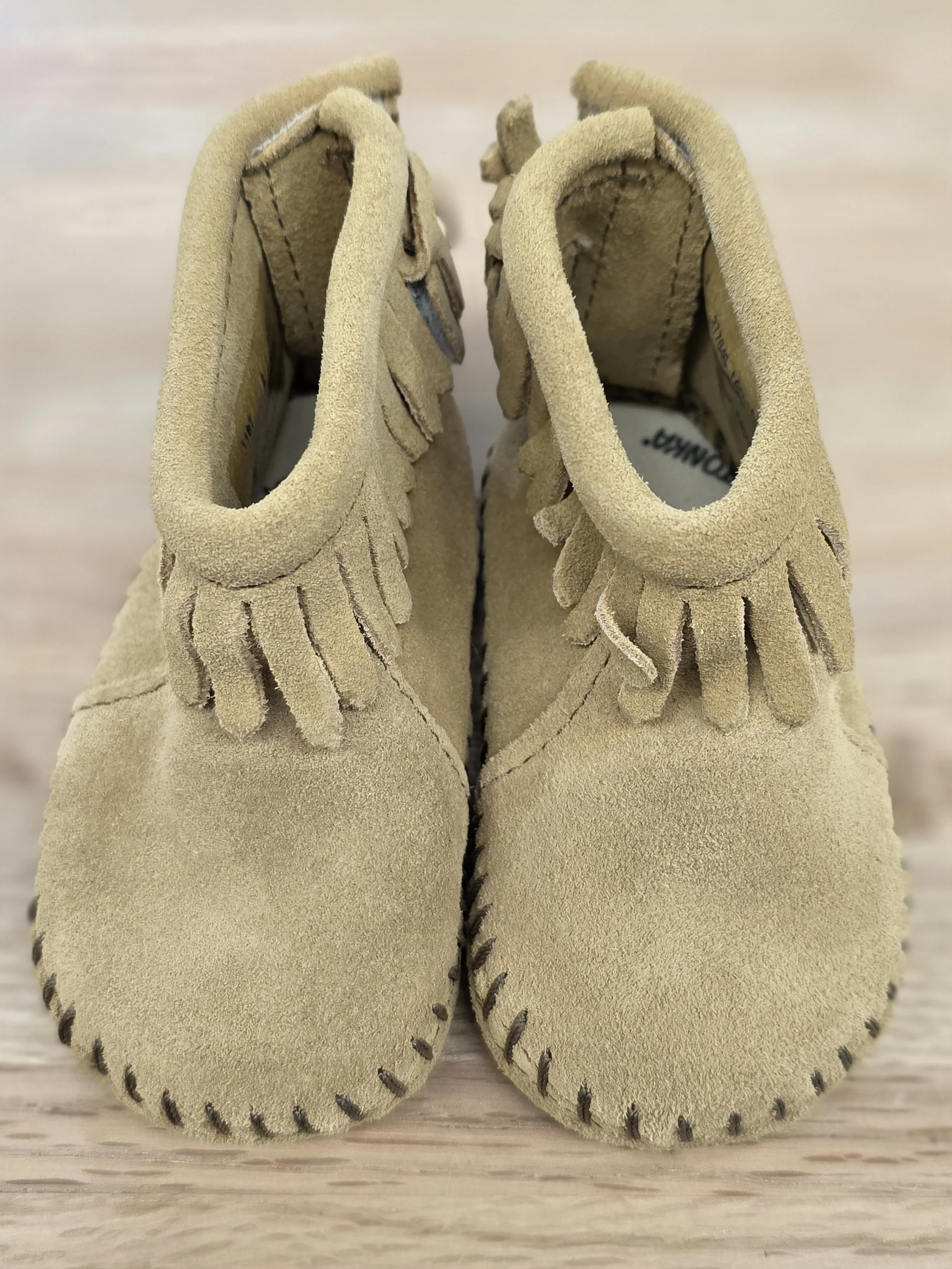 Back Strap Bootie Tan
