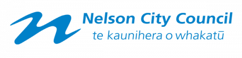 Nelson City Council logo with a stylized blue 'N' and text in English and Māori.