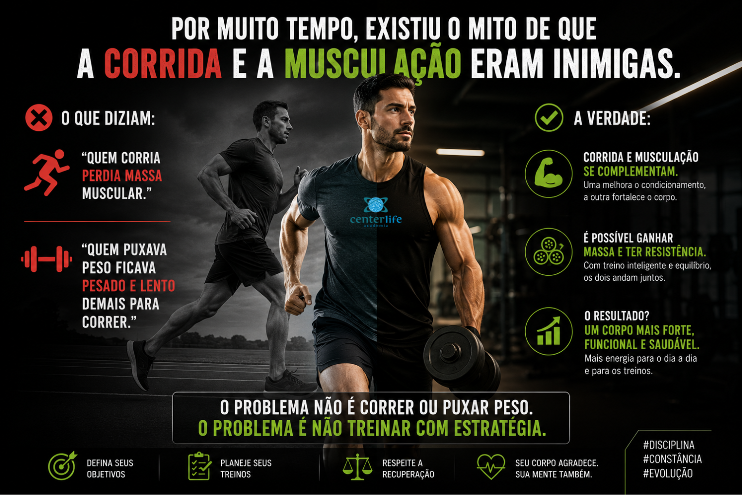 Corrida e Academia
