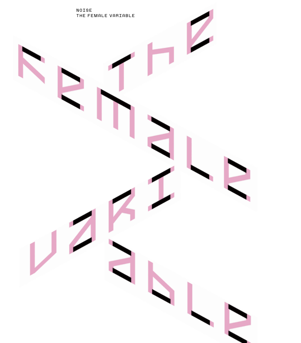 THE FEMALE VARIABLE | Beyond Noise Issue No. 04 | Artwork by Fabien Baron