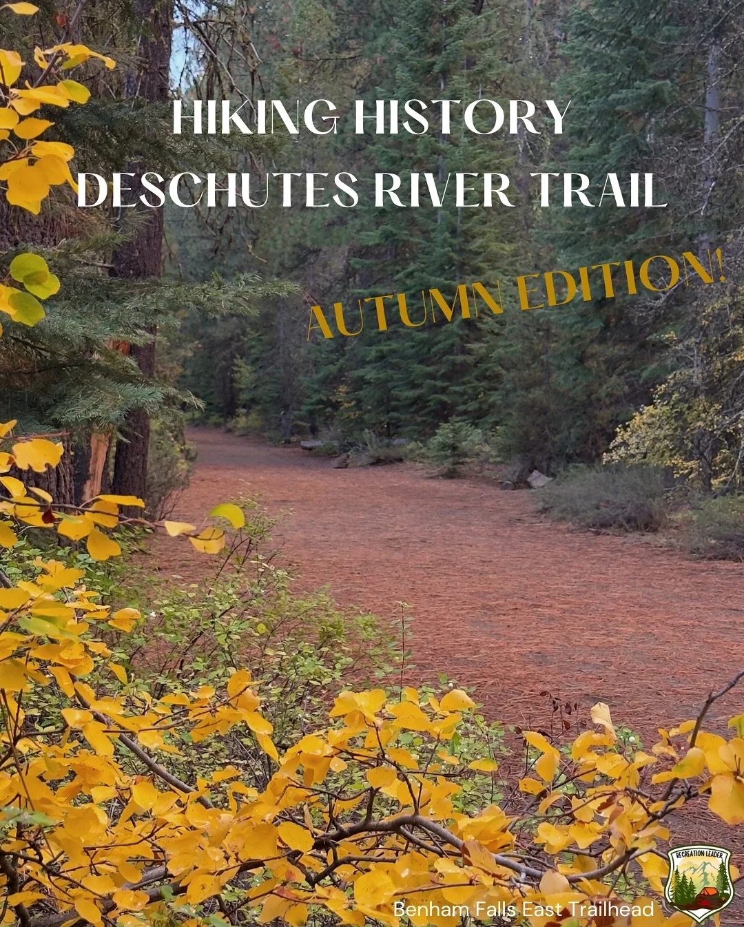 “Every step on this trail carries the story of fire, water, and the people who shaped this river corridor.” 🍂🌊🌲 #PathfinderSpirit
Information You Need:
🅿️ Trailhead: Benham Falls East
🥾 Distance: 1-mile(round-trip)
〽️ Elevation Gain