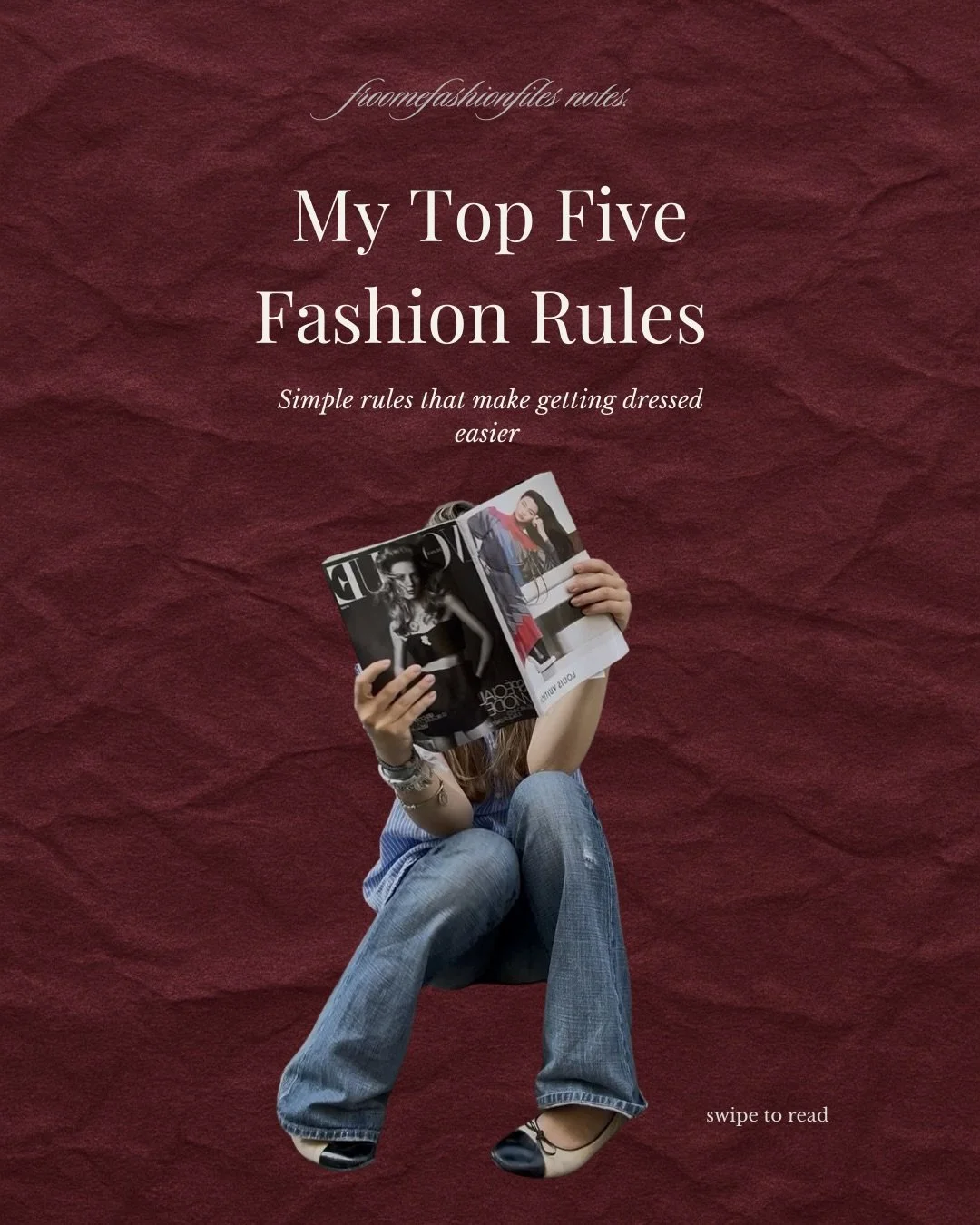 My top five fashion rules 🤍
Simple styling hacks I rely on to make getting dressed easier, more intentional, and timeless. Save for later or click the link in bio to read more✨

&hellip;

#fashionrules
#personalstyle
#howtostyle
#everydaystyle
#effo