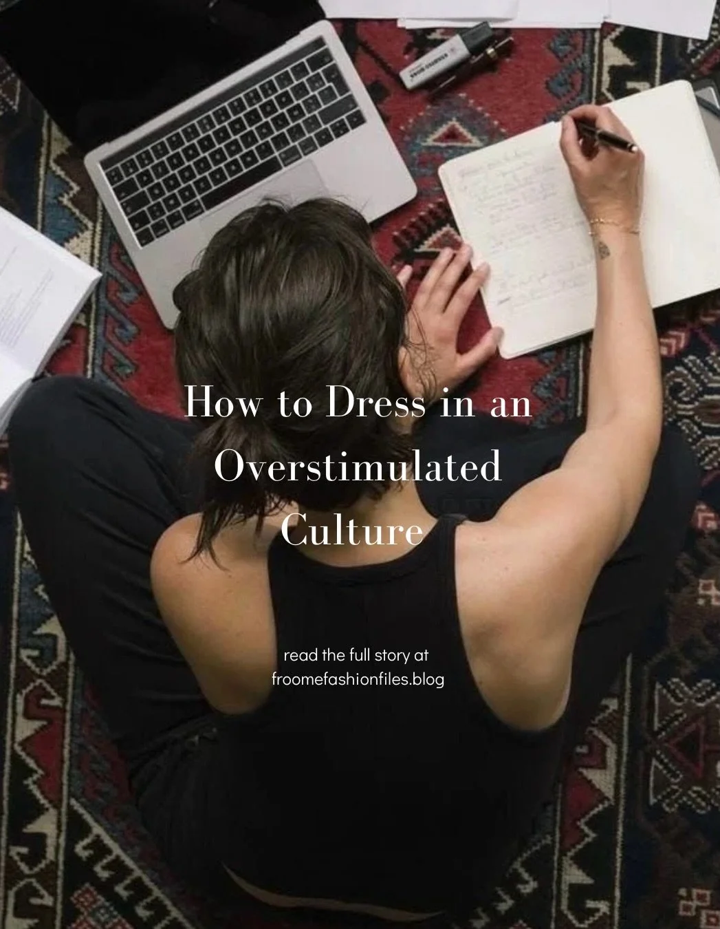 This is a cultural piece reflecting on fashion, asking the question: what happens when we stop chasing what&rsquo;s in and start recognizing ourselves in what we wear? 💻

#fashioncommentary 
#personalstyle 
#styleperspective 
#fashionblog 
#fashionf