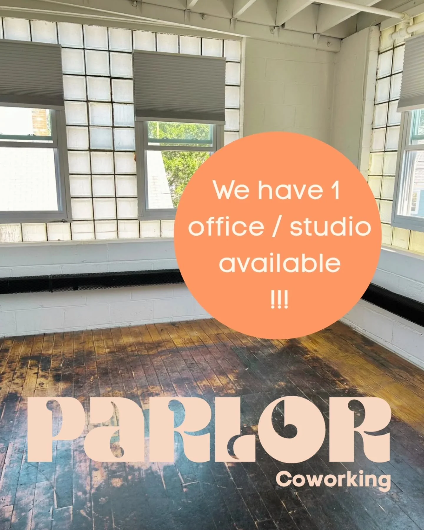 Parlor Portsmouth has one office/studio available! And it's the corner office ;)
Available Sept 15th

850/mo Includes wifi, utilities,  and of course,  your Parlor Membership
Click the link to fill out a viewing request or DM us here
👁👁👁

Nordic I