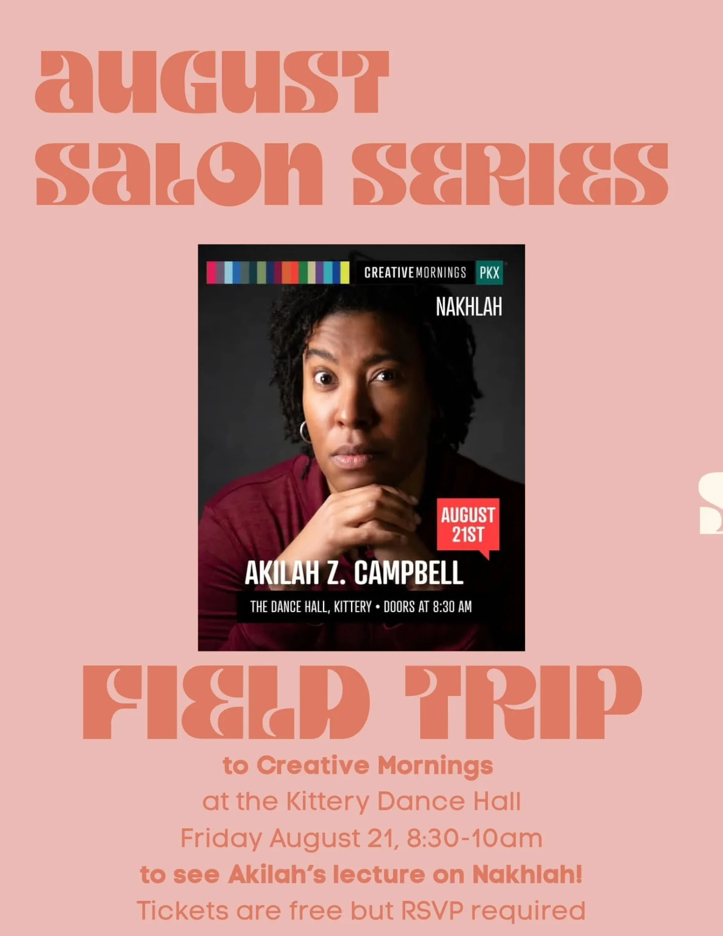 Come with us this Friday to see our good friend and incredible farmer and community leader, Akilah, from @zuriwingi 
Tickets are free but you must RSVP!
Go grab one before they're gone!