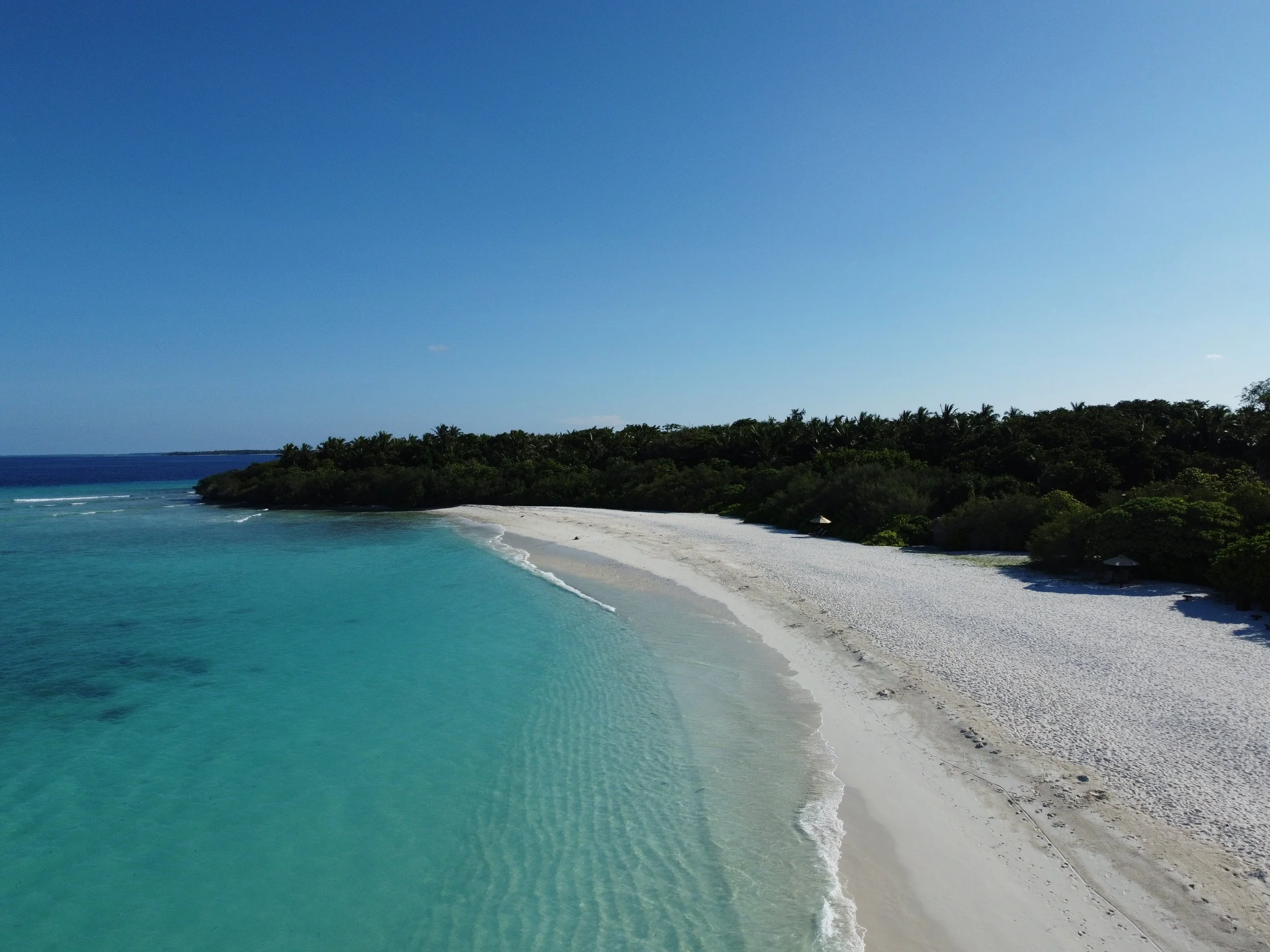 The beach that waits just outside of the Heritage Villas front door. 
